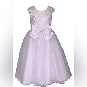 NEW| Bonnie JeanCommunion Short Sleeve Cap Sleeve Flower Girl Fit + Flar…